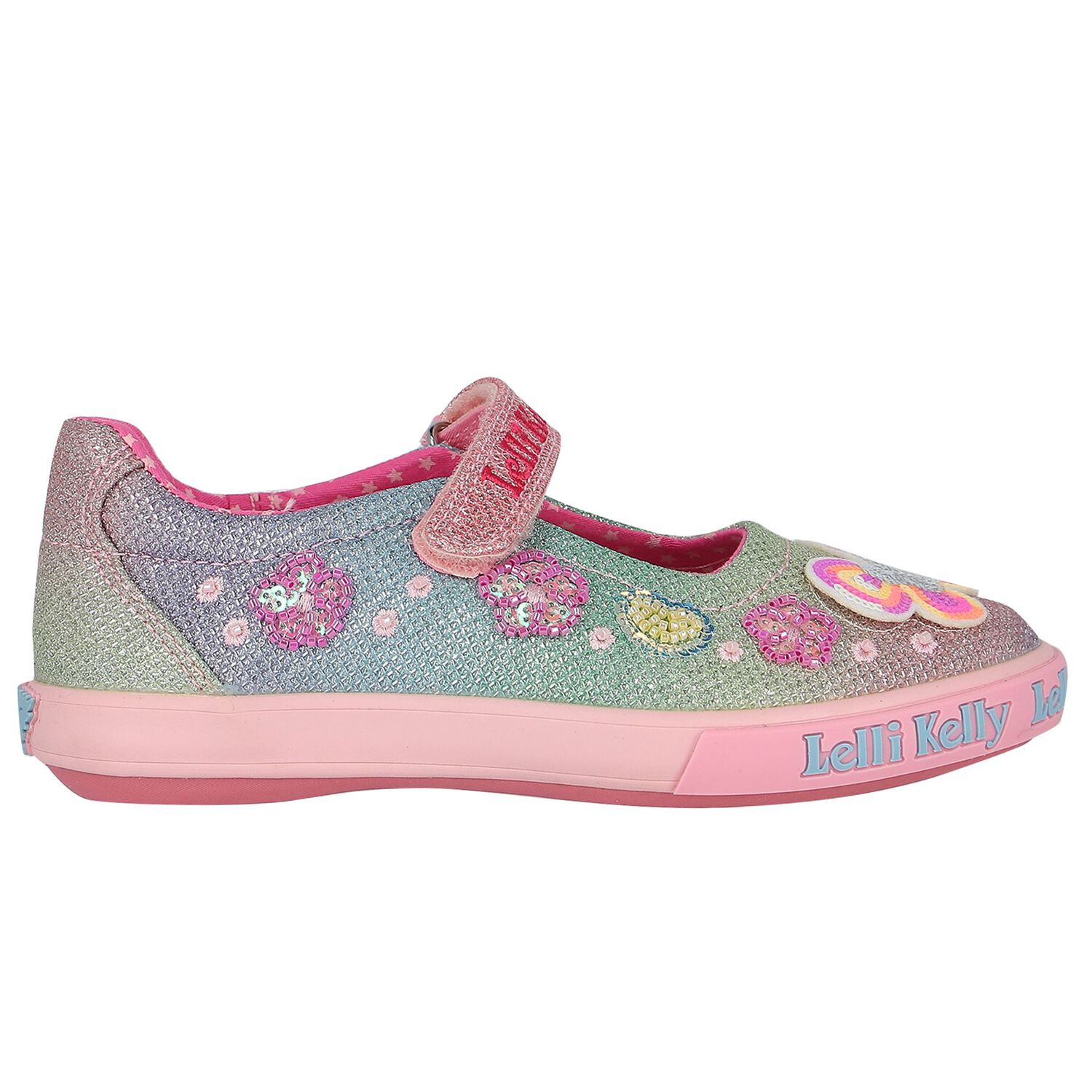 Girls Multi-Coloured Logo Shoes, 1, hi-res image number null
