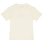 Boys Ivory Logo T-Shirt, 1, hi-res