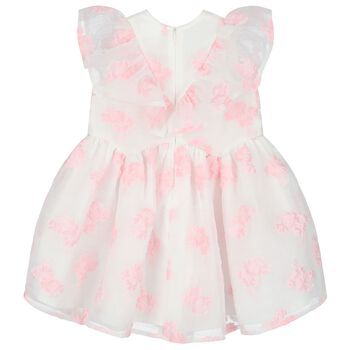 Girls Floral Ruffle Dress
