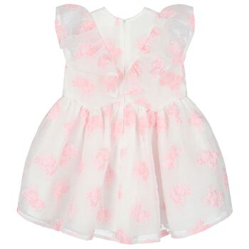 Girls Floral Ruffle Dress