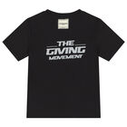 Black Logo Reflective T-Shirt, 1, hi-res