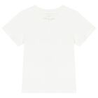 Girls Ivory Logo T-Shirt, 1, hi-res