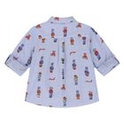 Boys Blue Logo Teddy Bear Shirt, 1, hi-res