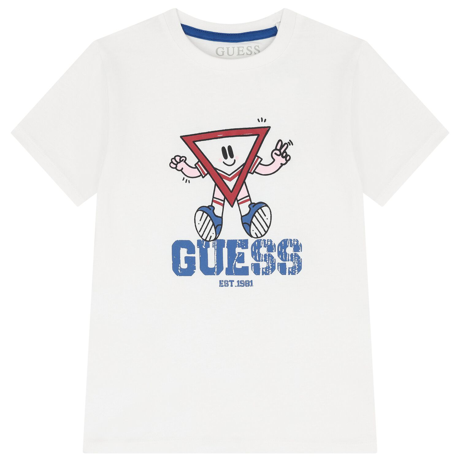 Boys White Logo T-Shirt, 1, hi-res