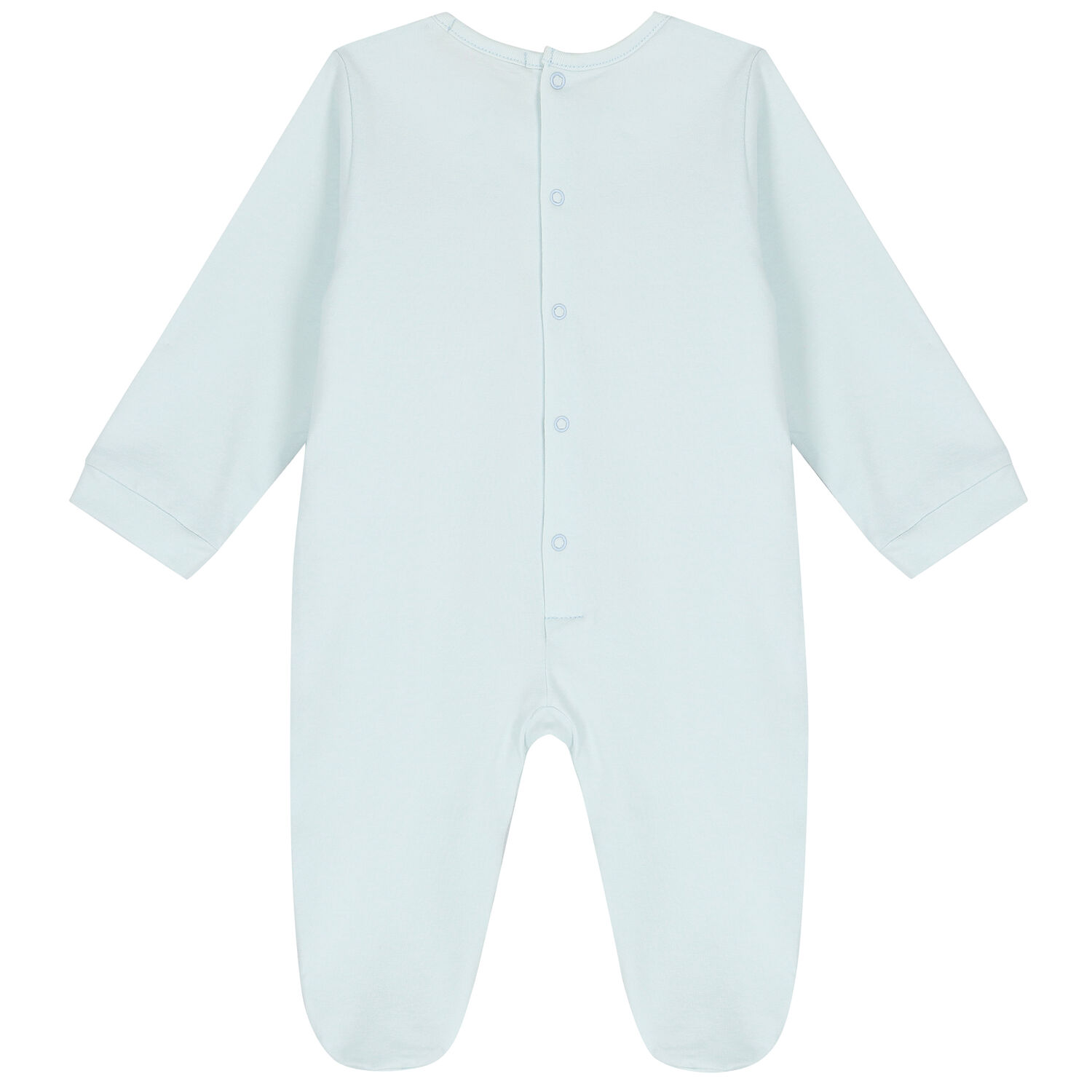 Blue & Gold Logo Babygrow, 3, hi-res