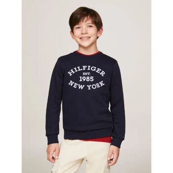 Boys Navy Blue Logo Sweatshirts