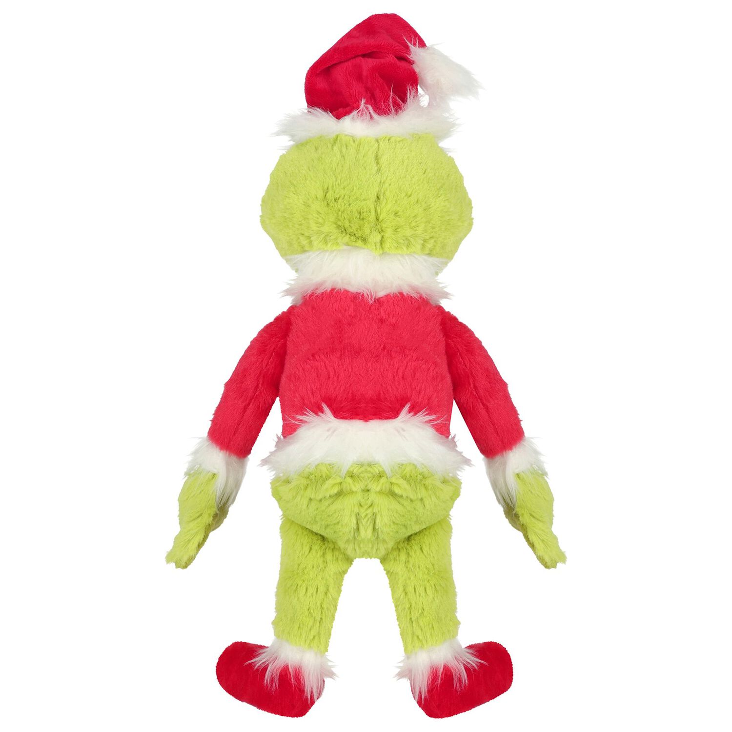 Green & Red Dr. Seuss Santa Grinch Baby Soft Toy ( 34CM ), 1, hi-res