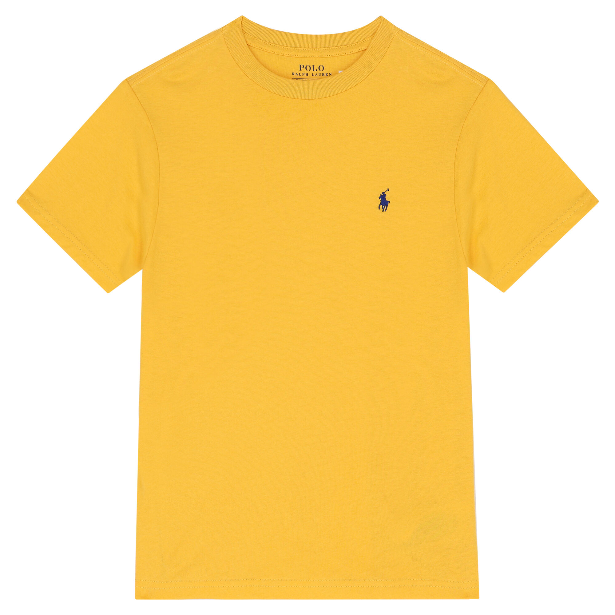 Ralph Lauren Boys Yellow Logo T Shirt Junior Couture UK