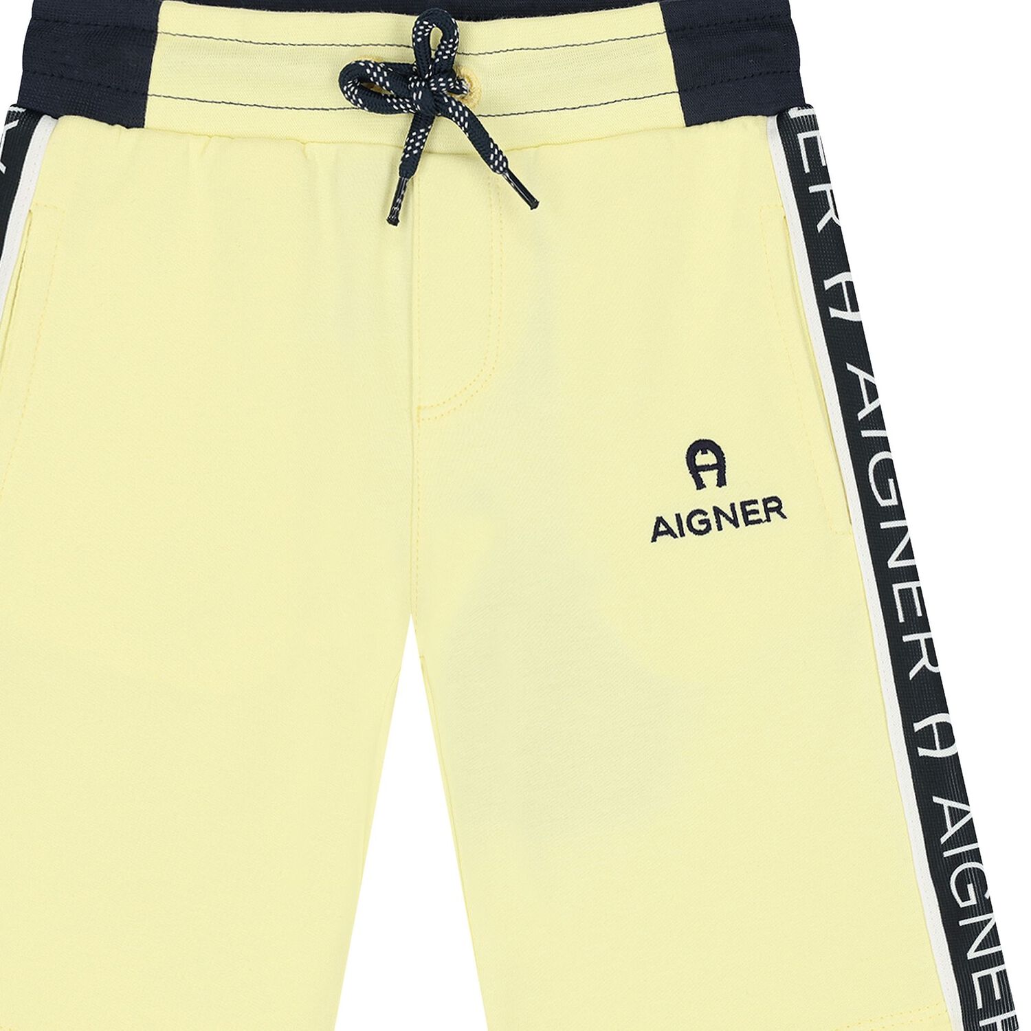 Younger Boys Yellow Logo Shorts, 2, hi-res image number null