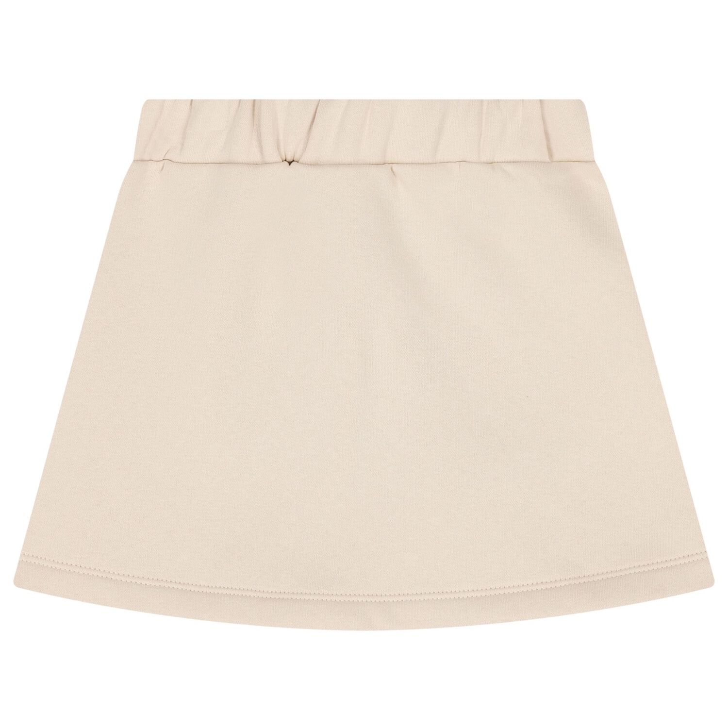 Girls Beige Heart Skirt Set, 1, hi-res