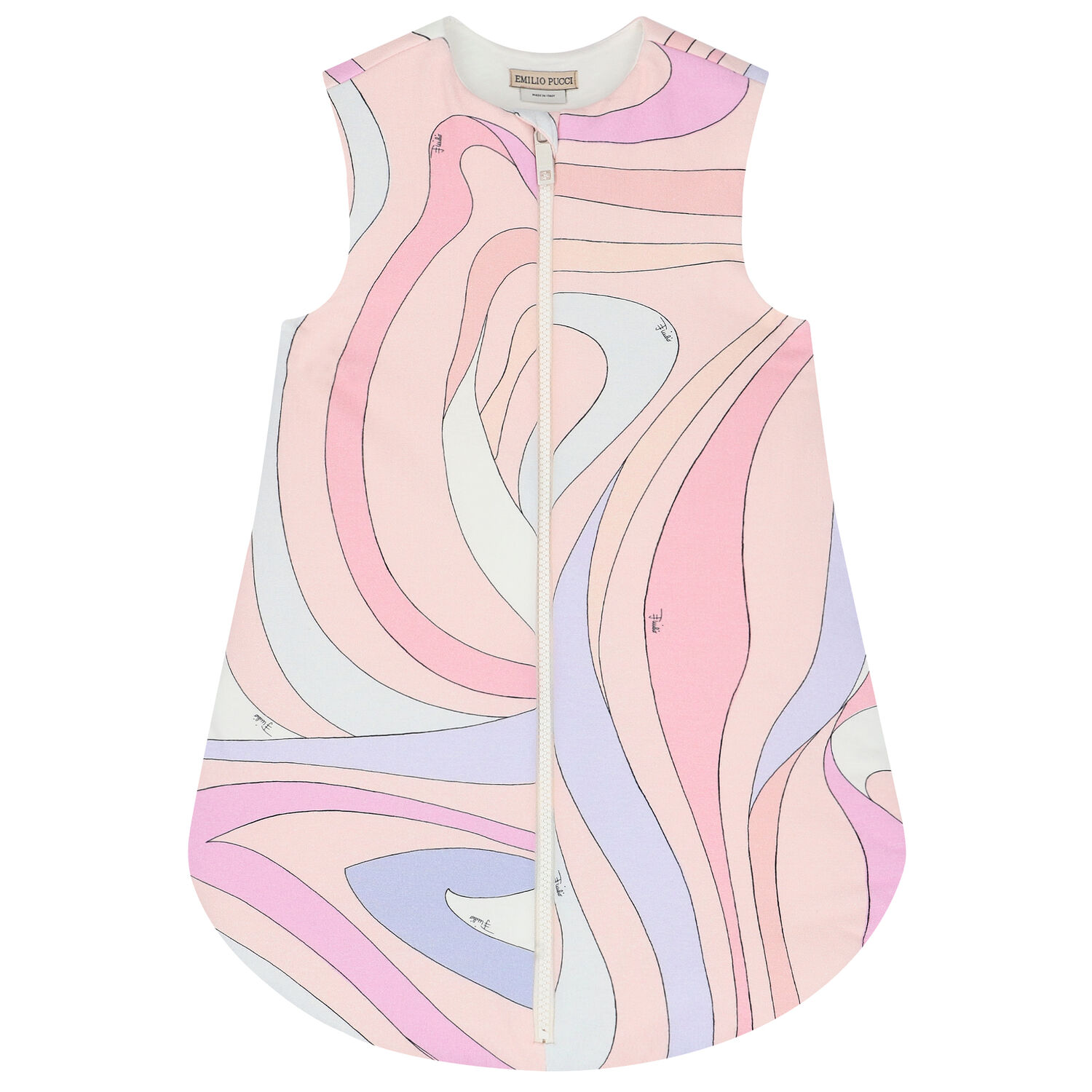 Baby Girls Pink Abstract Baby Nest, 1, hi-res