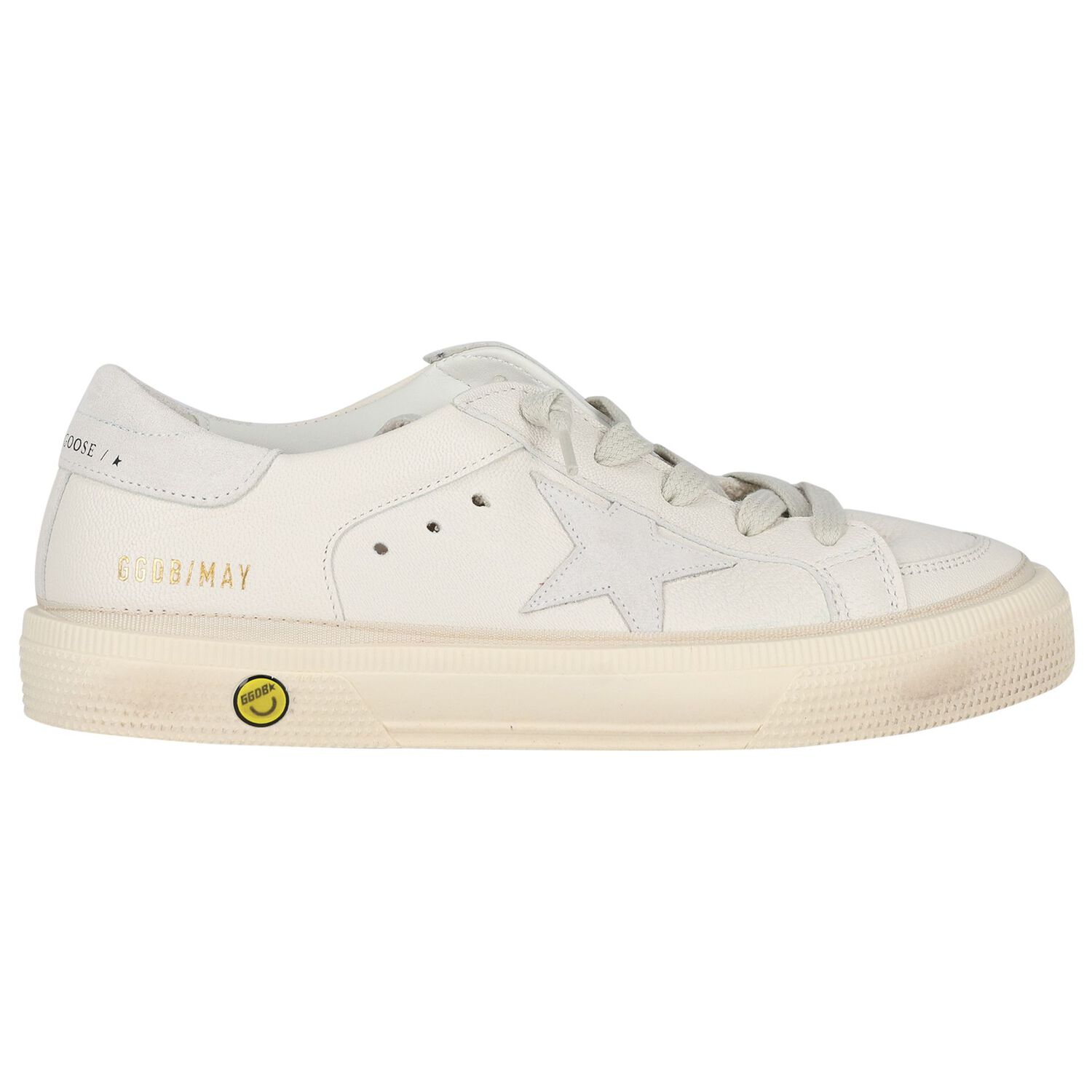 Ivory Logo Leather Trainers, 1, hi-res image number null