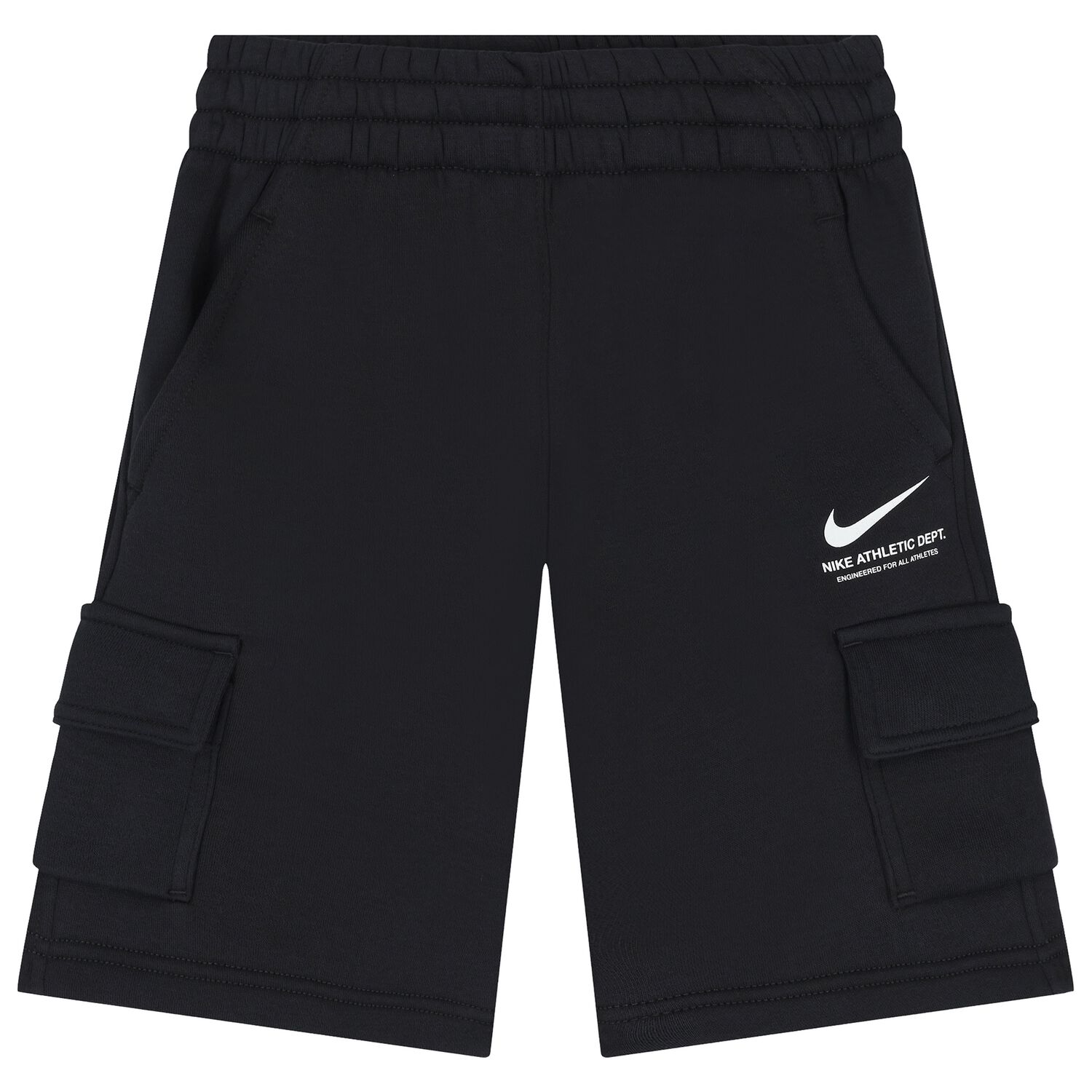 Black Logo Shorts, 1, hi-res