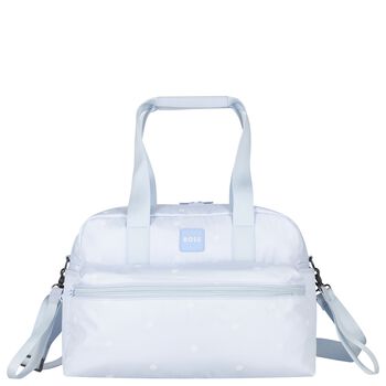 Baby Boys Blue Logo Changing Bag