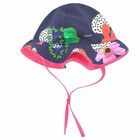Baby Girls Reversible Hat, 1, hi-res