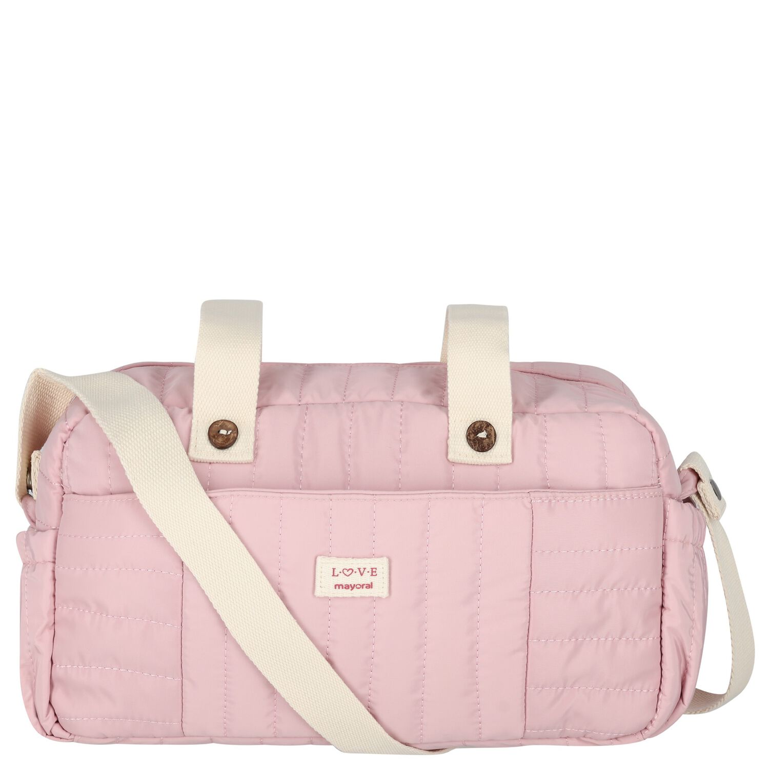 Pink Padded Baby Changing Bag, 2, hi-res