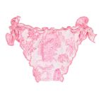 Girls Pink & White Jungle Bikini, 1, hi-res