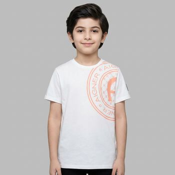 Boys White Logo T-Shirt