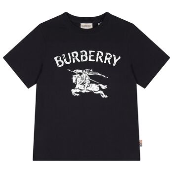 Boys Black EKD Logo T-Shirt