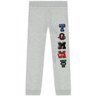 Boys Grey Logo Joggers, 1, hi-res