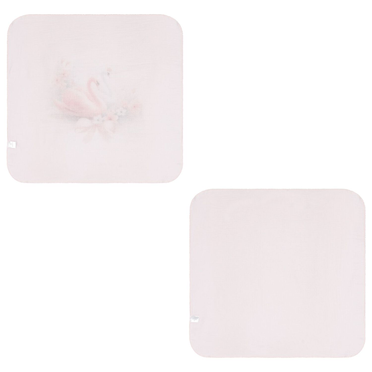 Baby Girls Pink Swan Swaddles ( 2-Pack ), 1, hi-res