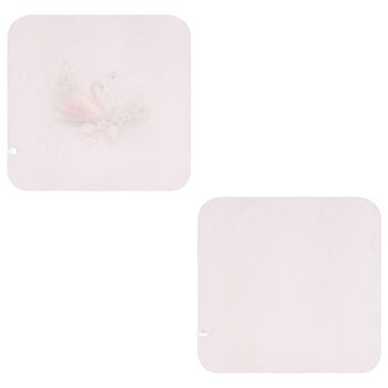 Baby Girls Pink Swan Swaddles ( 2-Pack )