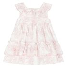 Girls White & Pink Floral Dress, 1, hi-res