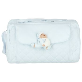 Blue Teddy Bear Baby Changing Bag