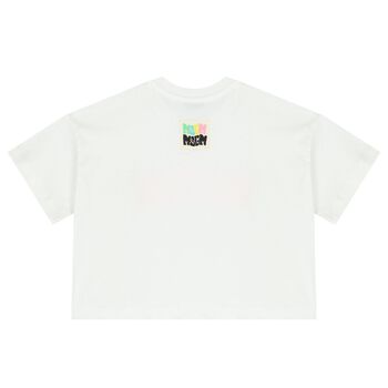 Girls White Logo T-Shirt