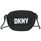 Girls Black Logo Crossbody Bag, 1, hi-res