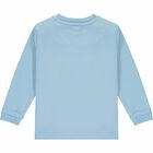 Boys Blue Logo Long Sleeve Top, 2, hi-res
