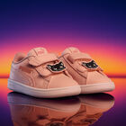 Girls Pink Logo Trainers, 1, hi-res