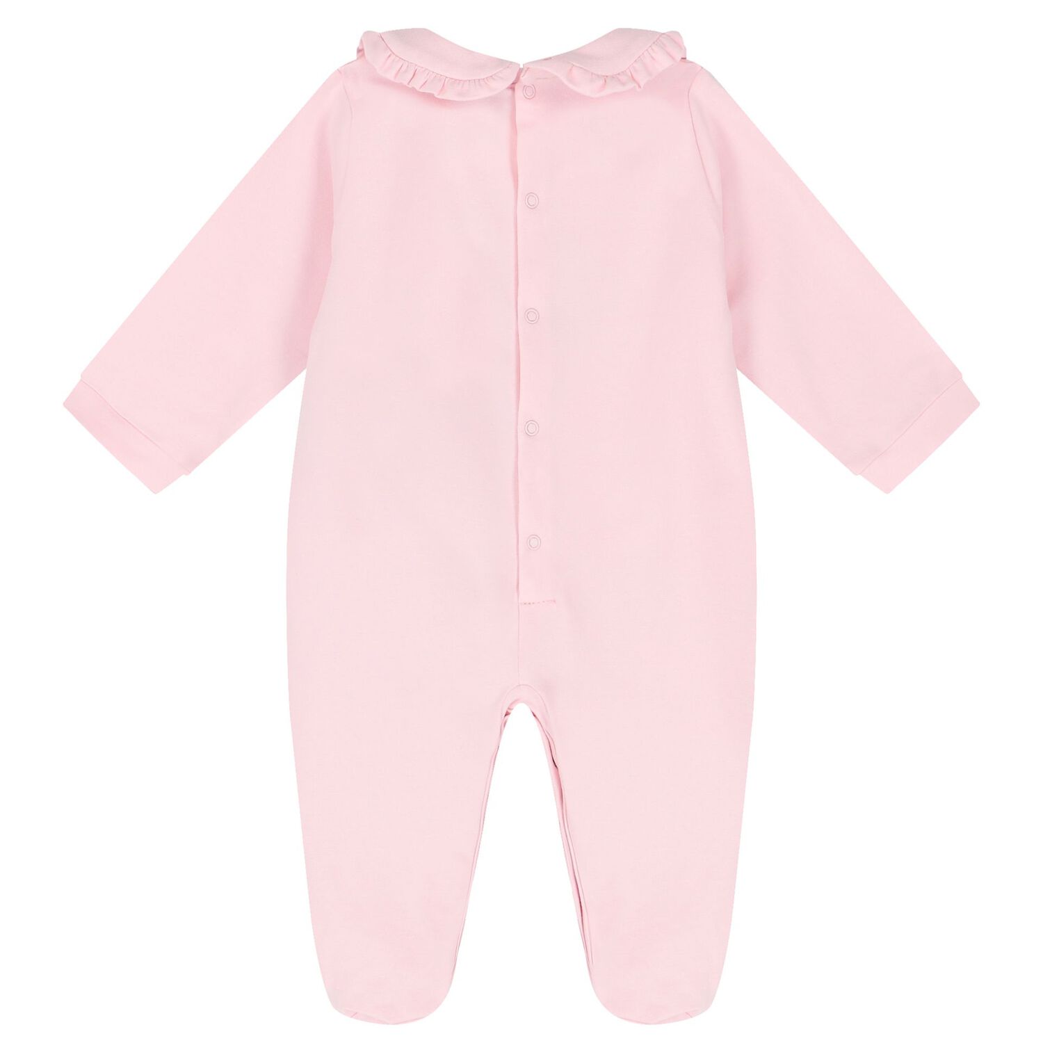 Baby Girls Pink Heart Logo Babygrow, 2, hi-res image number null