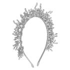 Girls Silver Embellished Headband, 3, hi-res