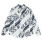 Boys White Logo Shirt, 1, hi-res