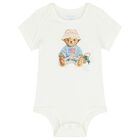 Baby Girls Ivory Polo Bears & Berry Babygrow Gift Set, 1, hi-res