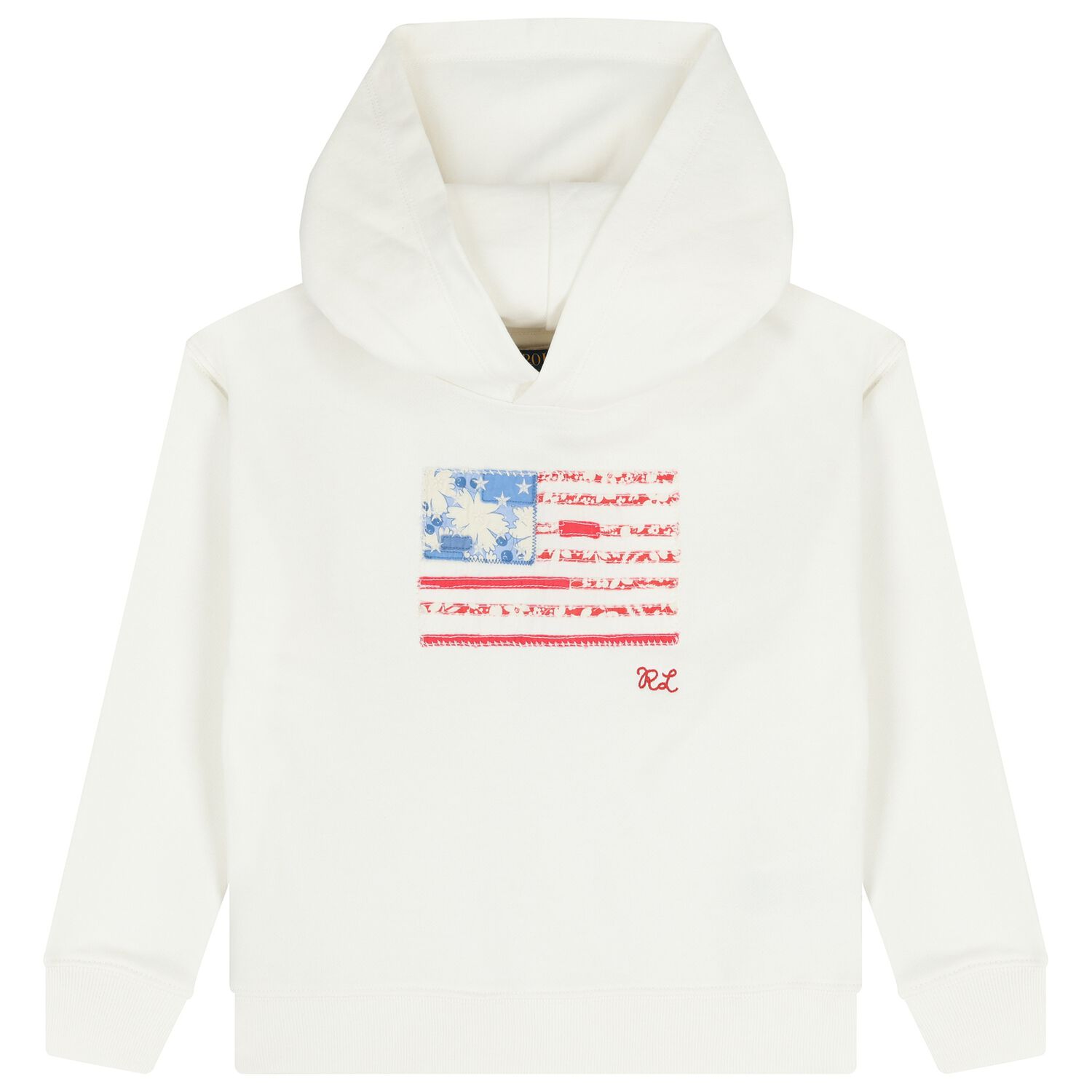 White Logo Hooded Top, 1, hi-res