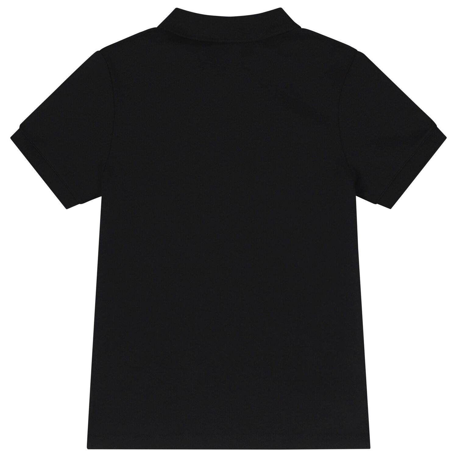 Boys Black Logo Polo Shirt, 2, hi-res