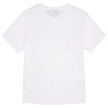 Boys White Logo T-Shirt