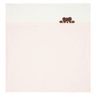 Girls Pink & Ivory Logo Baby Blanket, 2, hi-res