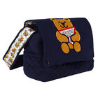 Navy Teddy Logo Baby Changing Bag, 1, hi-res