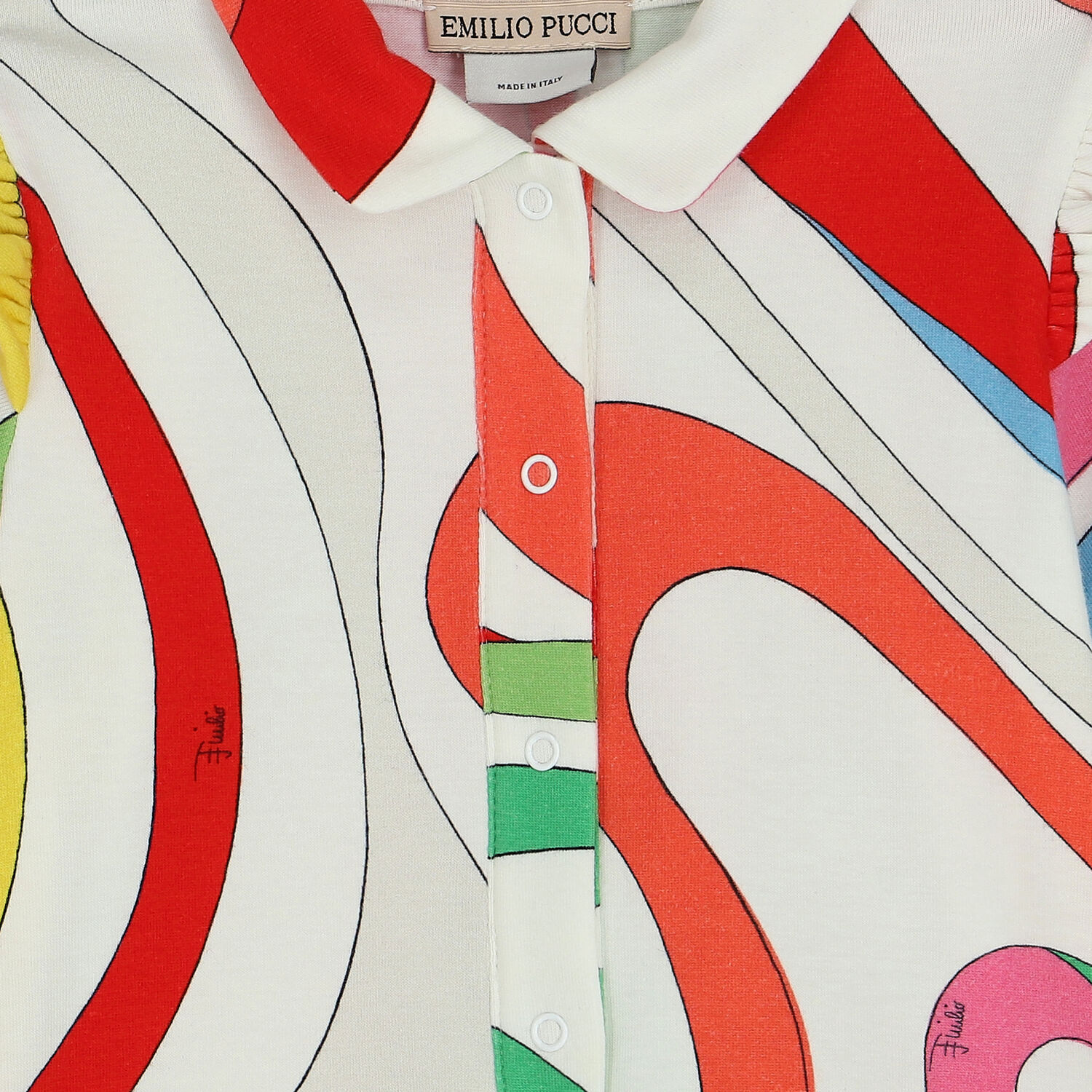 Baby Girls Ivory Marmo Babygrow Set, 1, hi-res