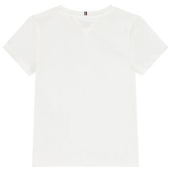 Girls Ivory Logo T-Shirt