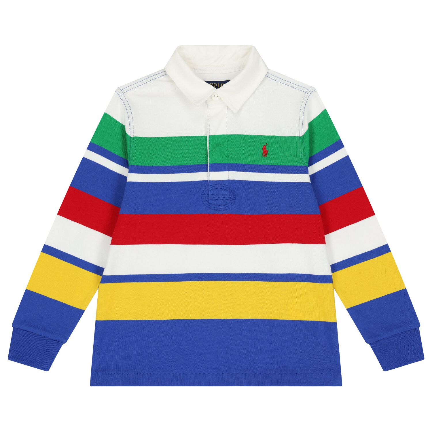 Boys Multi-Coloured Logo Polo Shirt, 1, hi-res image number null