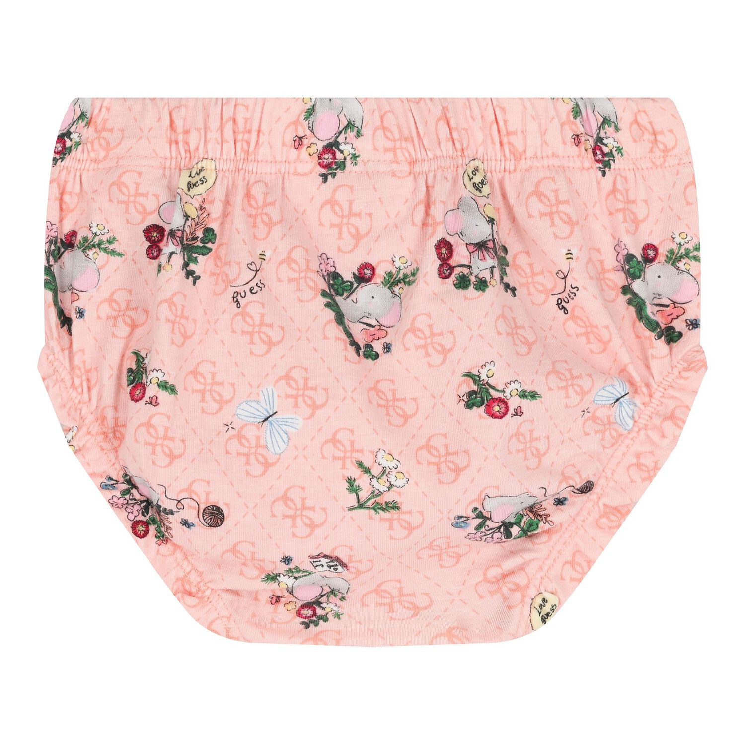 Baby Girls Pink Logo Dress Set, 1, hi-res