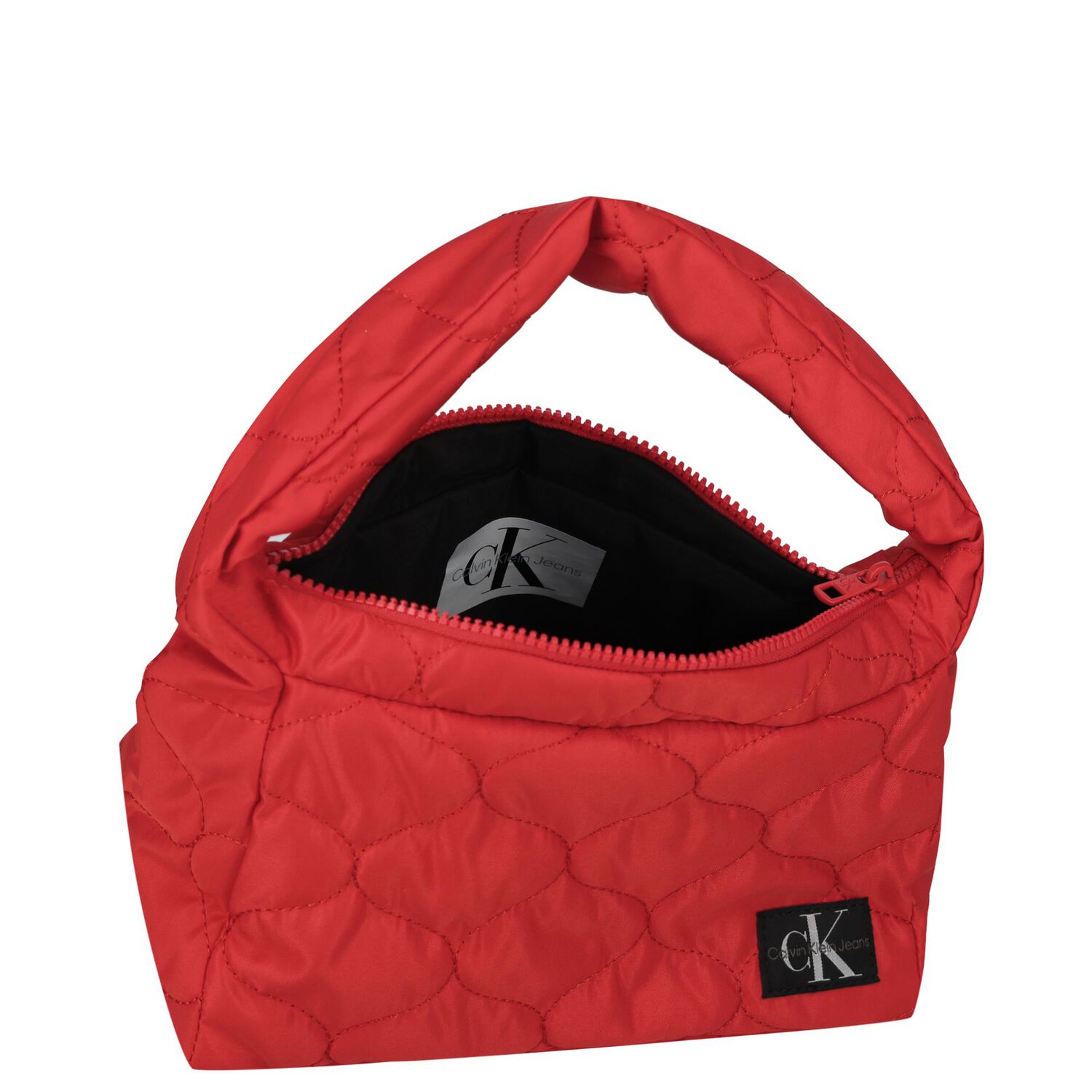 Girls Red Logo Quilted Shoulder Bag, 2, hi-res