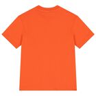 Boys Orange Logo T-Shirt, 1, hi-res