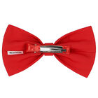 Girls Red Bow Hairclip, 1, hi-res