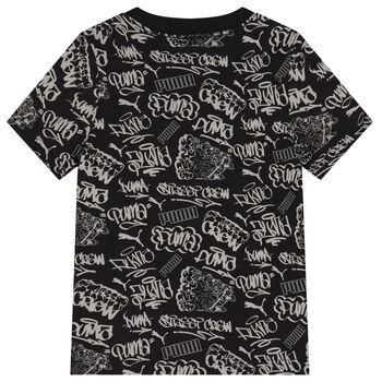 Boys Black Logo T-Shirt