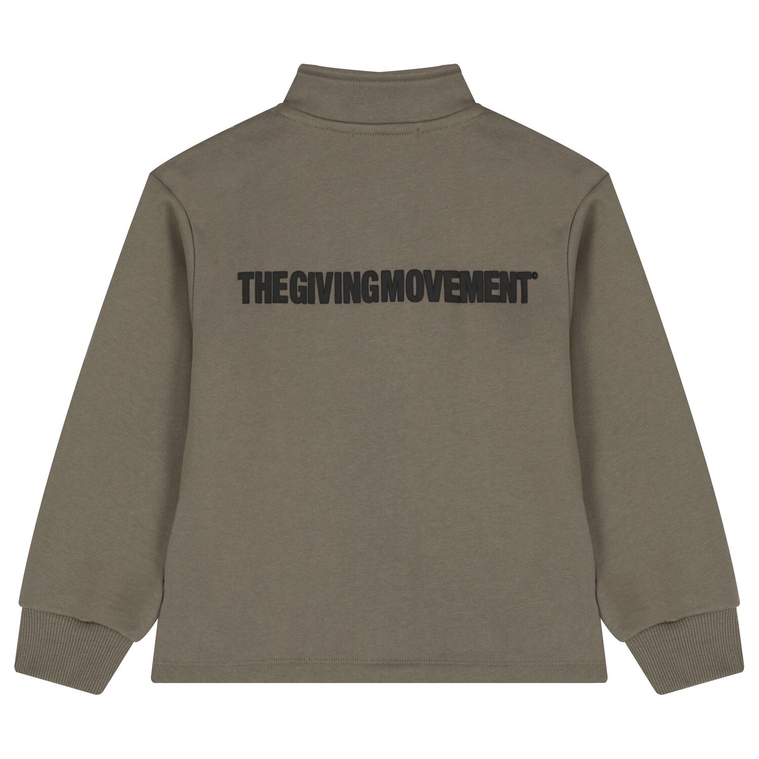 Beige Logo Zip Up Top, 1, hi-res